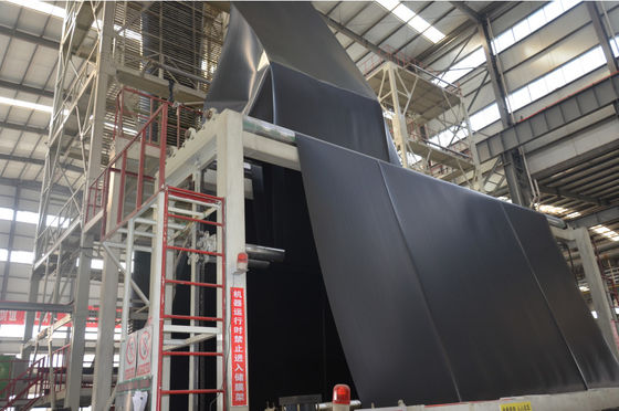 TR131 HDPE negro material Geomembrane para el estanque de peces del camarón de la acuicultura de la presa